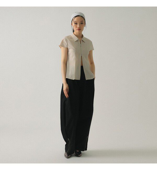 Ray BEAMS 「ジップ ヘムバルーン パンツ」|チノ|