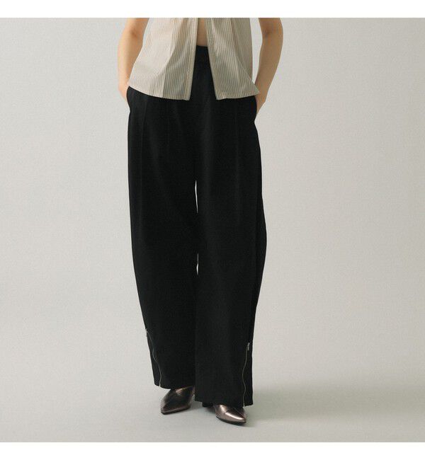 Ray BEAMS 「ジップ ヘムバルーン パンツ」|チノ|