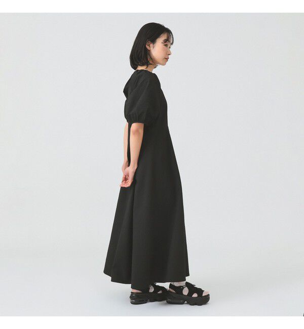 Ray BEAMS 「サッカー ランタンスリーブ ワンピース」|ワンピース|