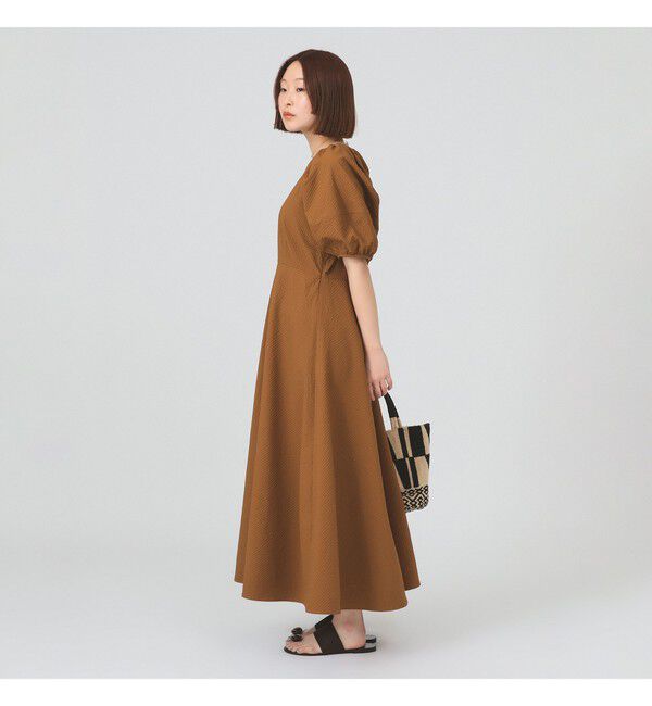 Ray BEAMS 「サッカー ランタンスリーブ ワンピース」|ワンピース|