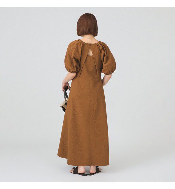 Ray BEAMS 「サッカー ランタンスリーブ ワンピース」|ワンピース|