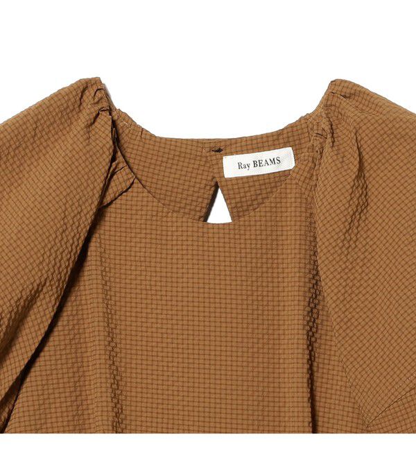 Ray BEAMS 「サッカー ランタンスリーブ ワンピース」|ワンピース|