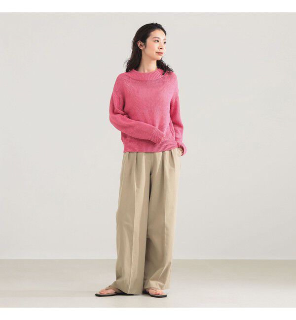 Demi-Luxe BEAMS 「AK+1 / インタック セミワイド パンツ」|チノ|