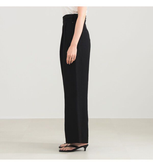 Demi-Luxe BEAMS 「AK+1 / リネン ダブルタック パンツ」|チノ|