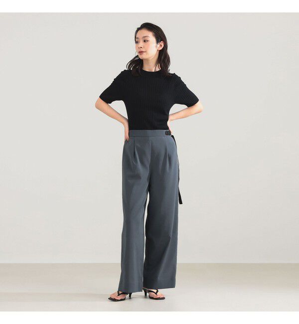 Demi-Luxe BEAMS 「AK+1 / 18ゲージ ワイドリブ プルオーバー」|ニット・セーター|