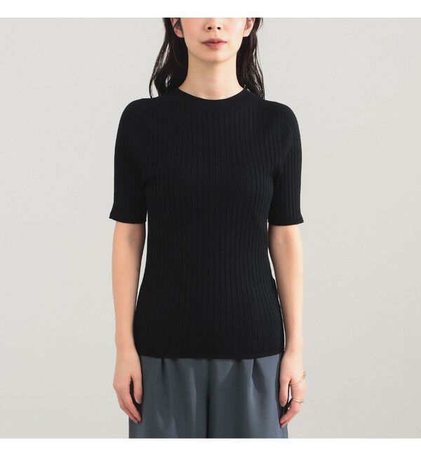 Demi-Luxe BEAMS 「AK+1 / 18ゲージ ワイドリブ プルオーバー」|ニット・セーター|