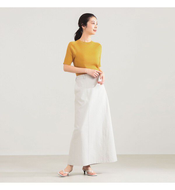 Demi-Luxe BEAMS 「AK+1 / 18ゲージ ワイドリブ プルオーバー」|ニット・セーター|