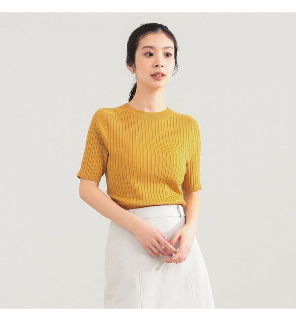 Demi-Luxe BEAMS 「AK+1 / 18ゲージ ワイドリブ プルオーバー」|ニット・セーター|