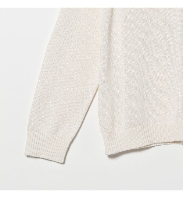 Demi-Luxe BEAMS 「コットンシルク Vネック プルオーバー」|ニット・セーター|