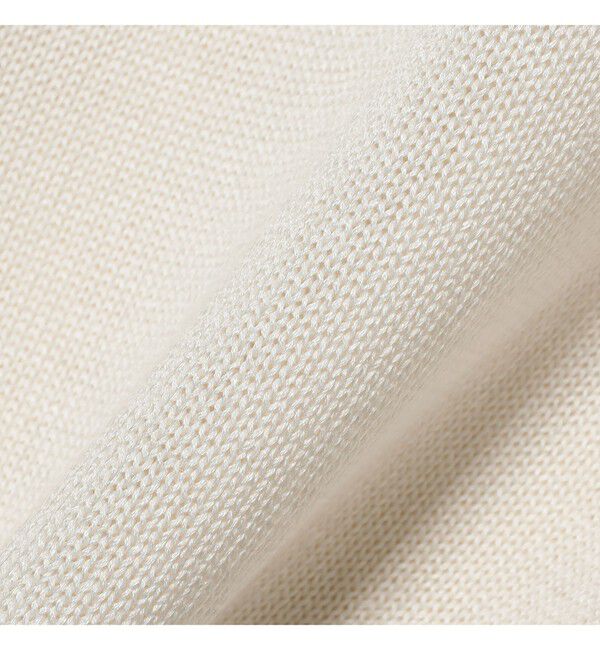 Demi-Luxe BEAMS 「コットンシルク Vネック プルオーバー」|ニット・セーター|