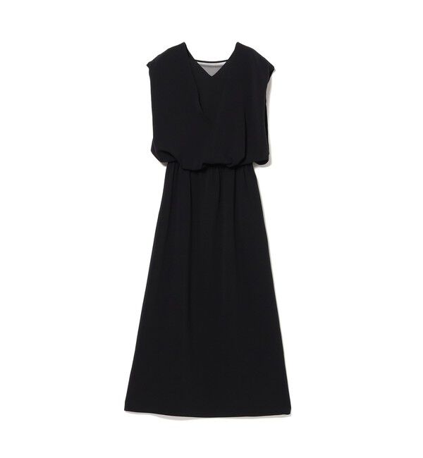 Demi-Luxe BEAMS 「Vネック バック シアーワンピース」|ワンピース|
