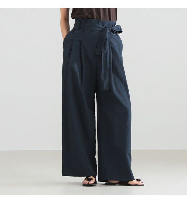 Demi-Luxe BEAMS 「ハイウエスト 2タック パンツ」|チノ|