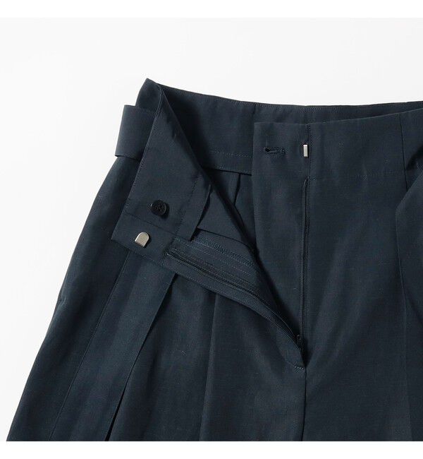 Demi-Luxe BEAMS 「ハイウエスト 2タック パンツ」|チノ|