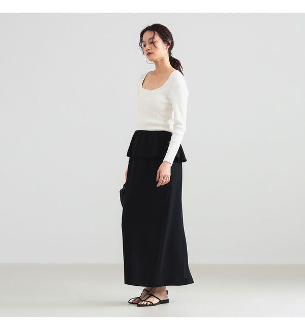 Demi-Luxe BEAMS 「16ゲージ コットン ヘンリーネック プルオーバー」|ニット・セーター|