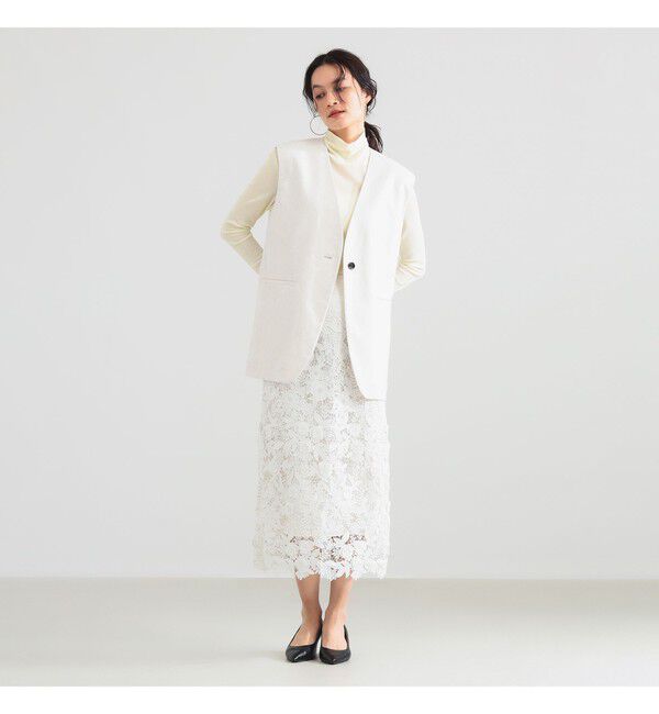 Demi-Luxe BEAMS 「ナチュラル オックス ジレ」|ダウン|