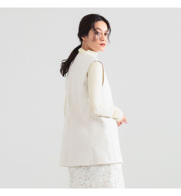 Demi-Luxe BEAMS 「ナチュラル オックス ジレ」|ダウン|