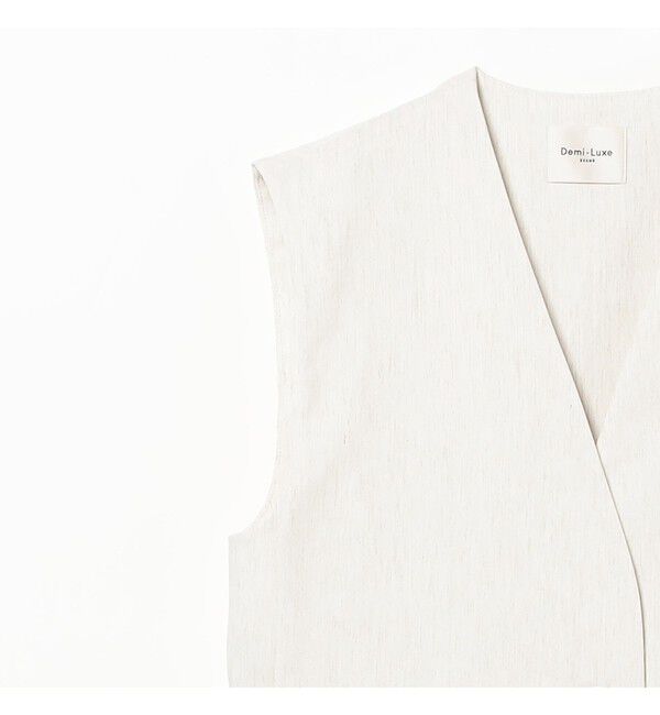 Demi-Luxe BEAMS 「ナチュラル オックス ジレ」|ダウン|