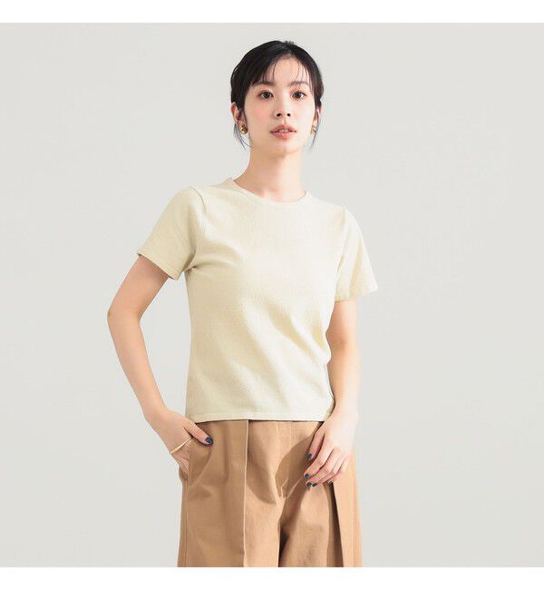 Demi-Luxe BEAMS 「ブークレ クルーネック Tシャツ」|ニット・セーター|
