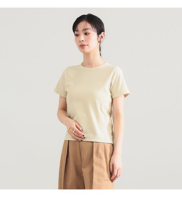 Demi-Luxe BEAMS 「ブークレ クルーネック Tシャツ」|ニット・セーター|
