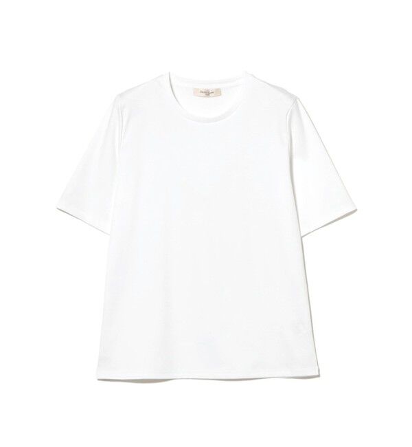 Demi-Luxe BEAMS 「スムース ハーフスリーブ Tシャツ」|Tシャツ・カットソー|