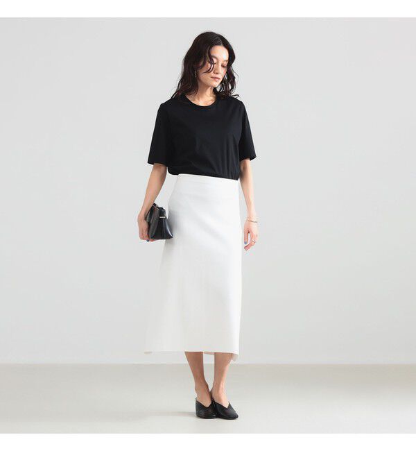 Demi-Luxe BEAMS 「スムース ハーフスリーブ Tシャツ」|Tシャツ・カットソー|