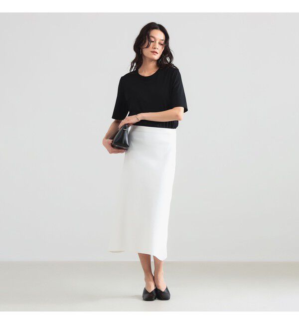 Demi-Luxe BEAMS 「スムース ハーフスリーブ Tシャツ」|Tシャツ・カットソー|