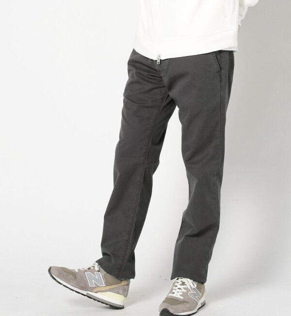SHIPS「GROWN&SEWN: Independent Slim Pant - Ultimate Twill」|チノ|ダークグレー