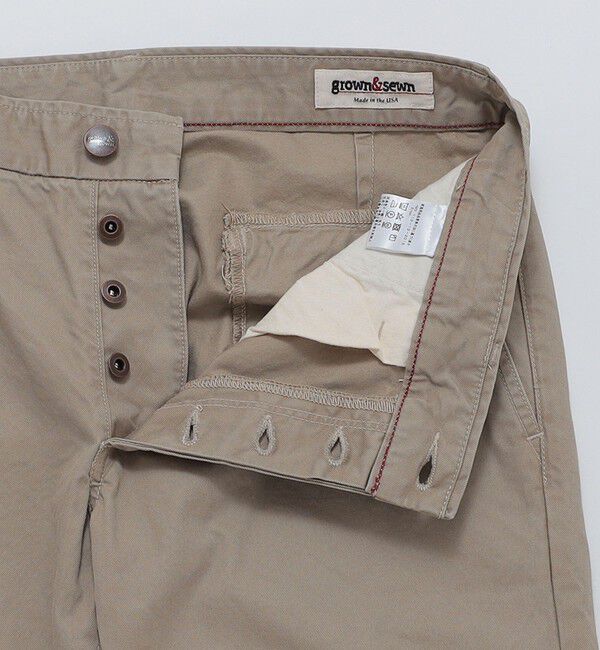 SHIPS「GROWN&SEWN: Independent Slim Pant - Ultimate Twill」|チノ|