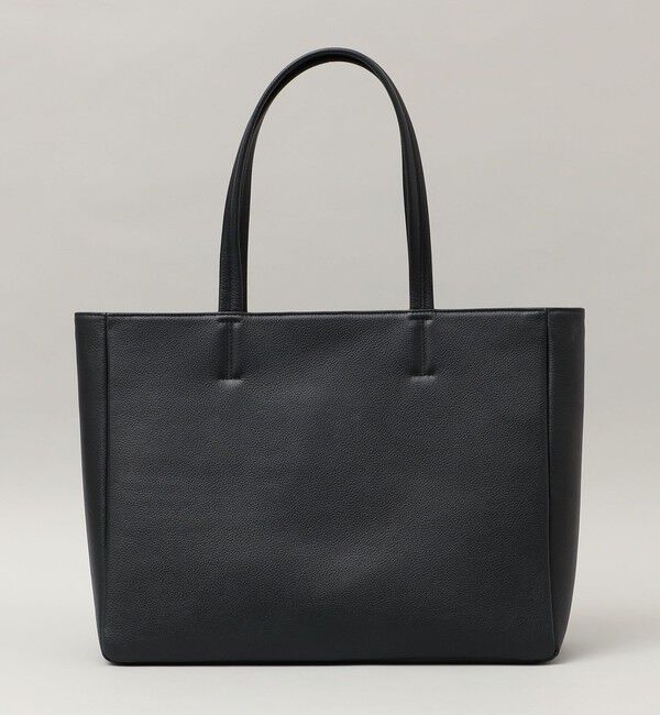 SHIPS「SHIPS: スマート レザー トートバッグ」|トートバッグ|ネイビー