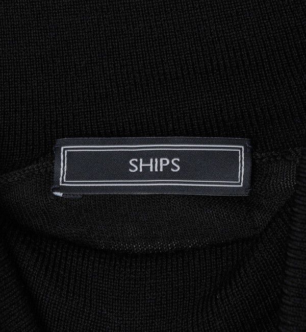 SHIPS「SHIPS: HANDFRAME 16ゲージ タートルネック ニット」|ニット・セーター|