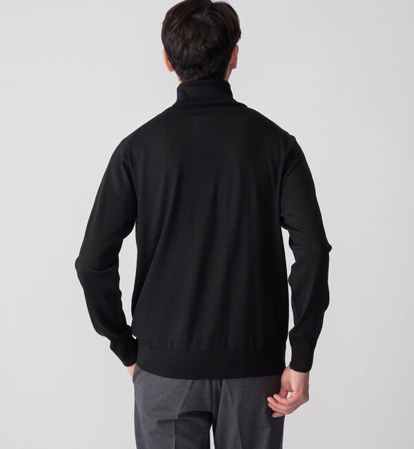 SHIPS「SHIPS: HANDFRAME 16ゲージ タートルネック ニット」|ニット・セーター|