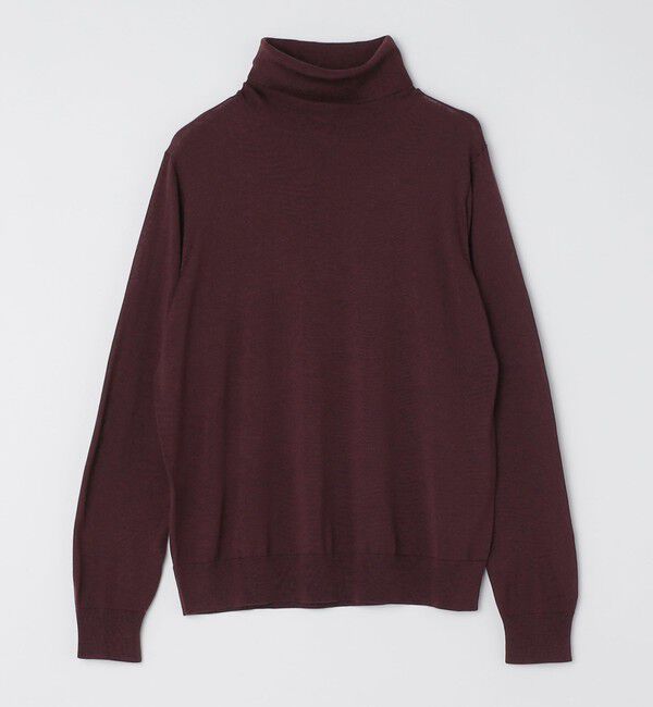 SHIPS「SHIPS: HANDFRAME 16ゲージ タートルネック ニット」|ニット・セーター|