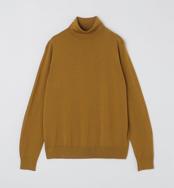 SHIPS「SHIPS: HANDFRAME 16ゲージ タートルネック ニット」|ニット・セーター|