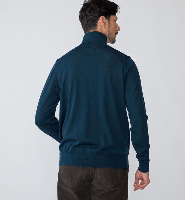 SHIPS「SHIPS: HANDFRAME 16ゲージ タートルネック ニット」|ニット・セーター|