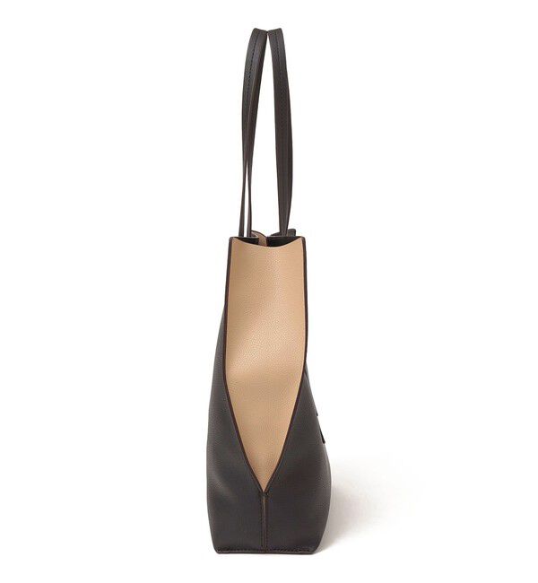 SHIPS any「SHIPS any: ポーチ付き バイカラー A4 トート バッグ」|トートバッグ|