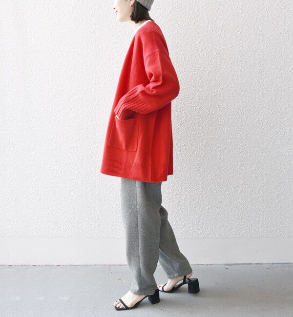 SHIPS any「SHIPS any: AQUA カシミヤ ミックス Vネック ニット カーディガン」|カーディガン|