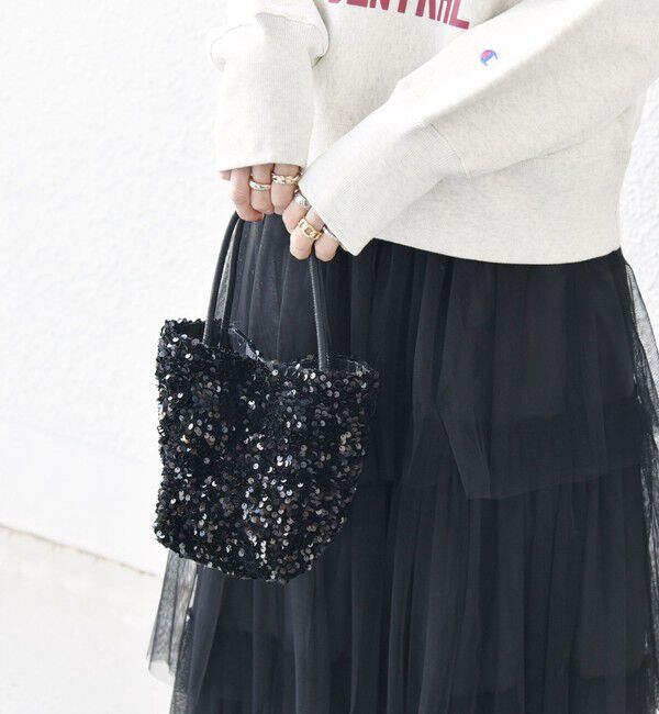 SHIPS any「SHIPS any: スパンコール 2WAY ショルダー バッグ」|ショルダー・メッセンジャー|