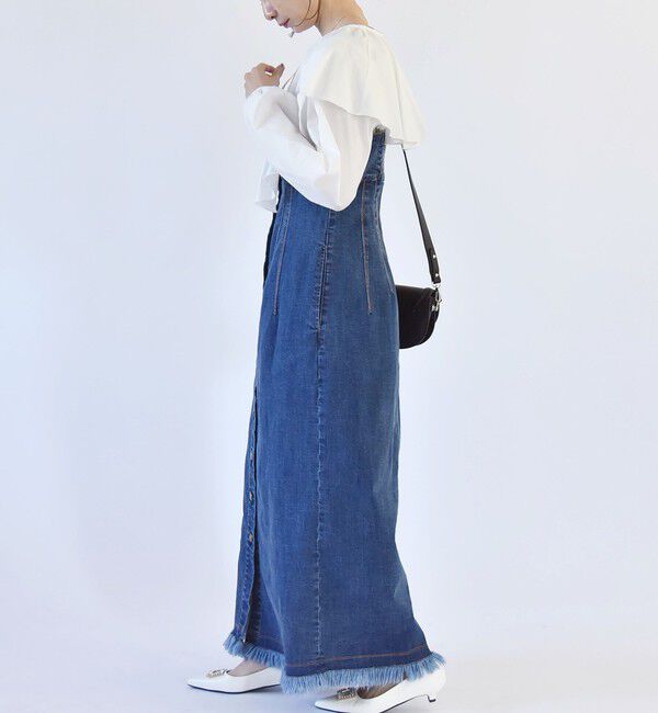 quaranciel「quaranciel:〈手洗い可能〉ラッフル ビッグカラー ブラウス」|シャツ・ブラウス|