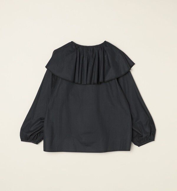 quaranciel「quaranciel:〈手洗い可能〉ラッフル ビッグカラー ブラウス」|シャツ・ブラウス|