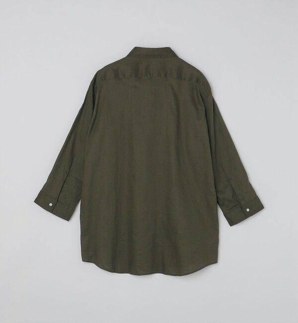 SHIPS「SHIPS: SOLOTEX(R) サフィラン リネン 7分袖 シャツ」|シャツ・ブラウス|