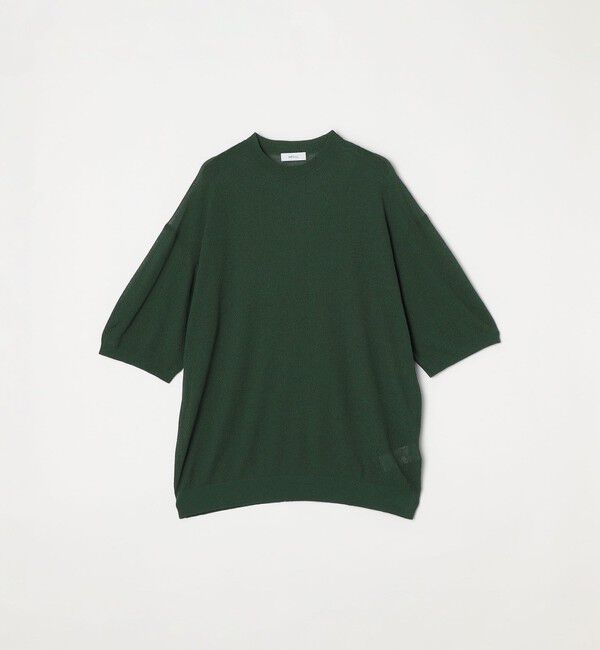 SHIPS any「SHIPS any: 〈手洗い可能〉リネンミックス サマーニット リラックス シアー Tシャツ◇」|Tシャツ・カットソー|