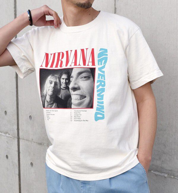 SHIPS any「GOOD ROCK SPEED: ミュージック グラフィック プリント バンド Tシャツ◇」|Tシャツ・カットソー|