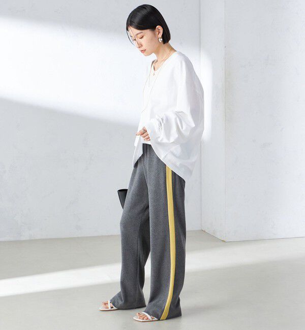 SHIPS for women「【SHIPS別注】onit:ライン イージー パンツ」|その他|