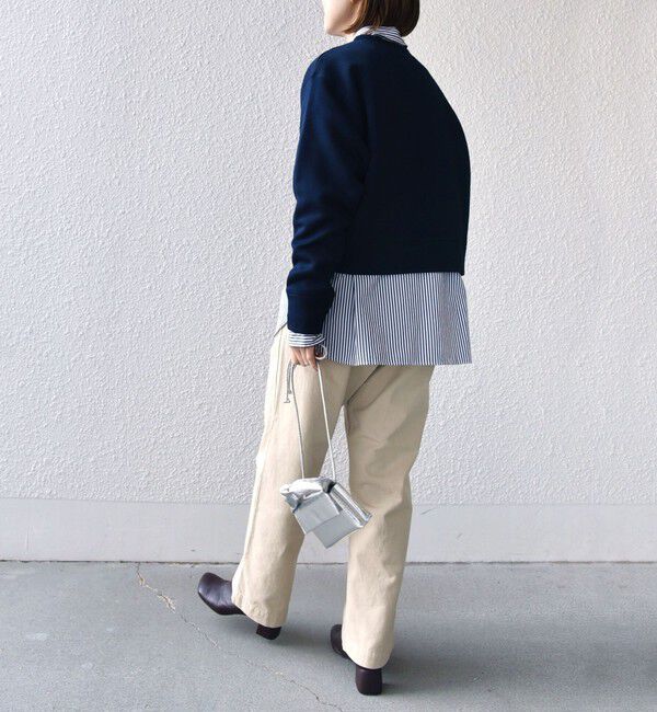 SHIPS for women「【SHIPS別注】Odub:〈洗濯機可能〉ワイド チノ パンツ」|チノ|