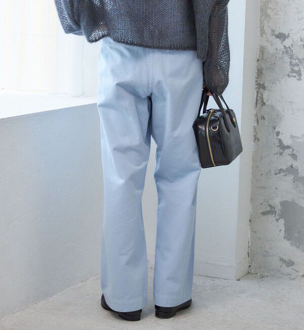 SHIPS for women「【SHIPS別注】Odub:〈洗濯機可能〉ワイド チノ パンツ」|チノ|