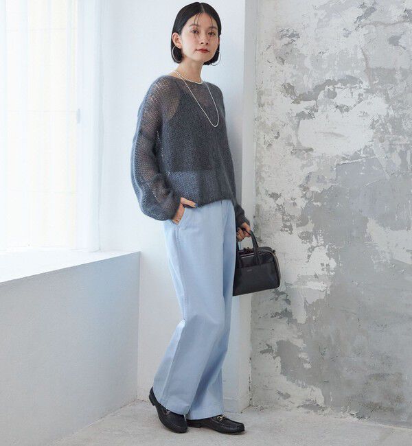 SHIPS for women「【SHIPS別注】Odub:〈洗濯機可能〉ワイド チノ パンツ」|チノ|