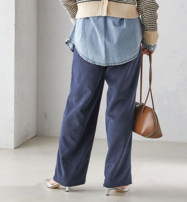 SHIPS for women「〈洗濯機可能〉コーデュロイ 2タック パンツ」|その他|