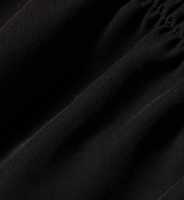 SHIPS for women「〈洗濯機可能〉シャーリング ネック 長袖 ブラウス」|シャツ・ブラウス|