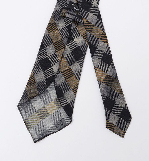 SHIPS「FratelliLuigi: ウール ダスティー チェック ネクタイ」|ネクタイ・蝶ネクタイ|