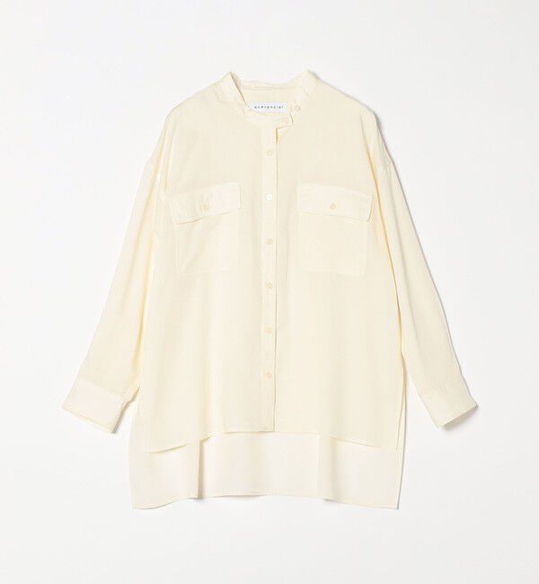 quaranciel「quaranciel:〈手洗い可能〉ドレッシー ワーク ポケット シャツ」|シャツ・ブラウス|